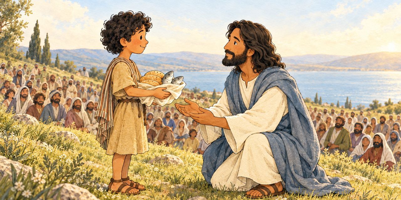 Illustration from Five Loaves